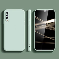 Custodia Silicone Ultra Sottile Morbida 360 Gradi Cover per Samsung Galaxy A30S Verde Pastello