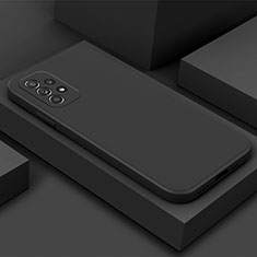 Custodia Silicone Ultra Sottile Morbida 360 Gradi Cover per Samsung Galaxy A52 4G Nero