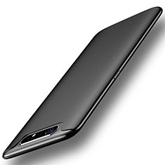 Custodia Silicone Ultra Sottile Morbida 360 Gradi Cover per Samsung Galaxy A80 Nero