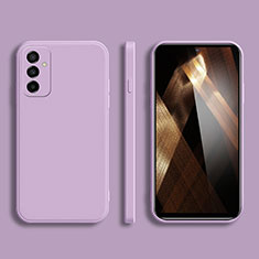 Custodia Silicone Ultra Sottile Morbida 360 Gradi Cover per Samsung Galaxy A82 5G Lavanda