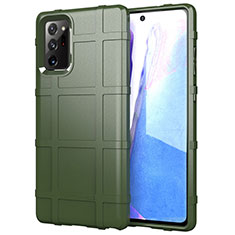 Custodia Silicone Ultra Sottile Morbida 360 Gradi Cover per Samsung Galaxy Note 20 5G Verde