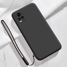 Custodia Silicone Ultra Sottile Morbida 360 Gradi Cover per Vivo V20 Pro 5G Nero