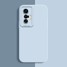 Custodia Silicone Ultra Sottile Morbida 360 Gradi Cover per Vivo X70t Azzurro