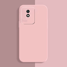 Custodia Silicone Ultra Sottile Morbida 360 Gradi Cover per Vivo Y11 (2023) Rosa