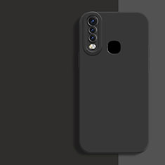 Custodia Silicone Ultra Sottile Morbida 360 Gradi Cover per Vivo Y12 Nero