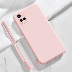 Custodia Silicone Ultra Sottile Morbida 360 Gradi Cover per Vivo Y21 Rosa