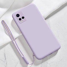 Custodia Silicone Ultra Sottile Morbida 360 Gradi Cover per Vivo Y33s Lavanda