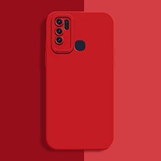 Custodia Silicone Ultra Sottile Morbida 360 Gradi Cover per Vivo Y50 Rosso