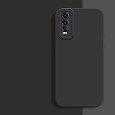 Custodia Silicone Ultra Sottile Morbida 360 Gradi Cover per Vivo Y51s 5G Nero