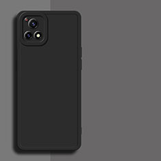 Custodia Silicone Ultra Sottile Morbida 360 Gradi Cover per Vivo Y52s 5G Nero