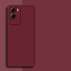 Custodia Silicone Ultra Sottile Morbida 360 Gradi Cover per Vivo Y55s (2021) Rosso