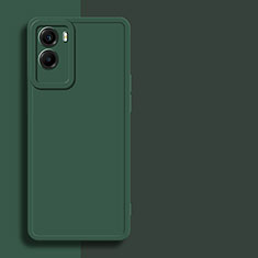 Custodia Silicone Ultra Sottile Morbida 360 Gradi Cover per Vivo Y55s (2021) Verde Notte