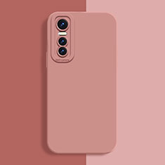 Custodia Silicone Ultra Sottile Morbida 360 Gradi Cover per Vivo Y73s 5G Rosa