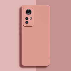 Custodia Silicone Ultra Sottile Morbida 360 Gradi Cover per Xiaomi Mi 12 5G Rosa