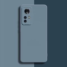 Custodia Silicone Ultra Sottile Morbida 360 Gradi Cover per Xiaomi Mi 12X 5G Grigio Lavanda