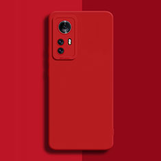 Custodia Silicone Ultra Sottile Morbida 360 Gradi Cover per Xiaomi Redmi Note 12S Rosso