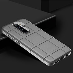 Custodia Silicone Ultra Sottile Morbida 360 Gradi Cover per Xiaomi Redmi Note 8 Pro Argento