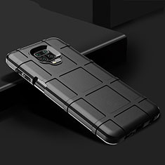 Custodia Silicone Ultra Sottile Morbida 360 Gradi Cover per Xiaomi Redmi Note 9 Pro Nero