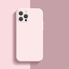 Custodia Silicone Ultra Sottile Morbida 360 Gradi Cover S01 per Apple iPhone 16 Pro Max Rosa