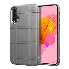 Custodia Silicone Ultra Sottile Morbida 360 Gradi Cover S01 per Huawei Nova 5 Pro Grigio