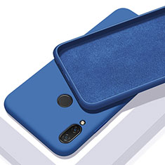 Custodia Silicone Ultra Sottile Morbida 360 Gradi Cover S01 per Huawei P Smart Z Blu