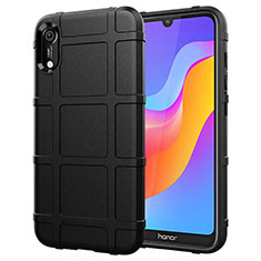 Custodia Silicone Ultra Sottile Morbida 360 Gradi Cover S01 per Huawei Y6 Prime (2019) Nero