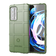 Custodia Silicone Ultra Sottile Morbida 360 Gradi Cover S01 per Motorola Moto Edge 20 Pro 5G Verde