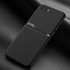 Custodia Silicone Ultra Sottile Morbida 360 Gradi Cover S01 per Oppo A12e Nero