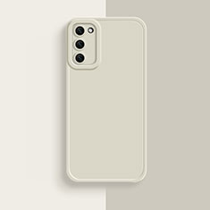 Custodia Silicone Ultra Sottile Morbida 360 Gradi Cover S01 per Oppo A53s 5G Bianco