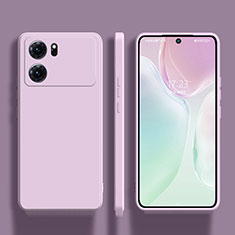 Custodia Silicone Ultra Sottile Morbida 360 Gradi Cover S01 per Oppo K10 5G Lavanda