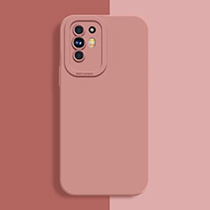 Custodia Silicone Ultra Sottile Morbida 360 Gradi Cover S01 per Oppo Reno5 Z 5G Rosa