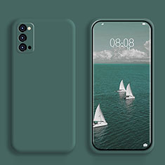 Custodia Silicone Ultra Sottile Morbida 360 Gradi Cover S01 per Oppo Reno6 Pro 5G Verde