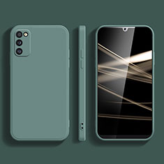 Custodia Silicone Ultra Sottile Morbida 360 Gradi Cover S01 per Samsung Galaxy A41 Verde Notte