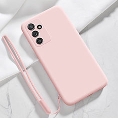 Custodia Silicone Ultra Sottile Morbida 360 Gradi Cover S01 per Samsung Galaxy M44 5G Rosa