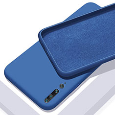 Custodia Silicone Ultra Sottile Morbida 360 Gradi Cover S01 per Xiaomi Mi 10 Blu