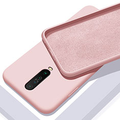 Custodia Silicone Ultra Sottile Morbida 360 Gradi Cover S01 per Xiaomi Redmi K30i 5G Rosa