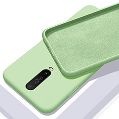 Custodia Silicone Ultra Sottile Morbida 360 Gradi Cover S01 per Xiaomi Redmi K30i 5G Verde