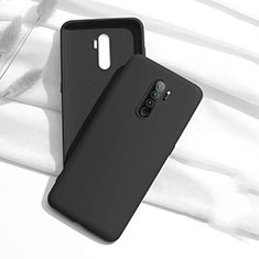 Custodia Silicone Ultra Sottile Morbida 360 Gradi Cover S01 per Xiaomi Redmi Note 8 Pro Nero