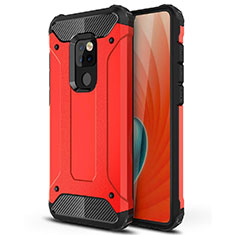 Custodia Silicone Ultra Sottile Morbida 360 Gradi Cover S02 per Huawei Mate 20 Rosso