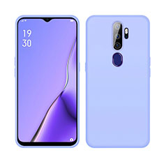 Custodia Silicone Ultra Sottile Morbida 360 Gradi Cover S02 per Oppo A11 Viola