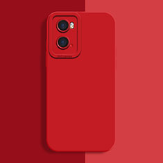 Custodia Silicone Ultra Sottile Morbida 360 Gradi Cover S02 per Oppo A36 Rosso