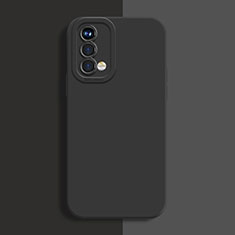 Custodia Silicone Ultra Sottile Morbida 360 Gradi Cover S02 per Oppo A74 5G Nero