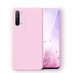 Custodia Silicone Ultra Sottile Morbida 360 Gradi Cover S02 per Oppo F15 Rosa