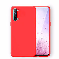 Custodia Silicone Ultra Sottile Morbida 360 Gradi Cover S02 per Oppo F15 Rosso