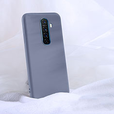 Custodia Silicone Ultra Sottile Morbida 360 Gradi Cover S02 per Oppo Reno Ace Grigio