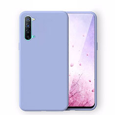 Custodia Silicone Ultra Sottile Morbida 360 Gradi Cover S02 per Oppo Reno3 Cielo Blu