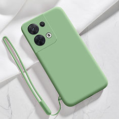 Custodia Silicone Ultra Sottile Morbida 360 Gradi Cover S02 per Oppo Reno9 Pro 5G Verde