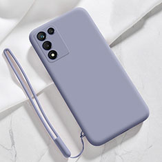 Custodia Silicone Ultra Sottile Morbida 360 Gradi Cover S02 per Realme Q3s 5G Grigio Lavanda