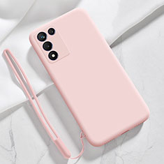 Custodia Silicone Ultra Sottile Morbida 360 Gradi Cover S02 per Realme Q3t 5G Rosa