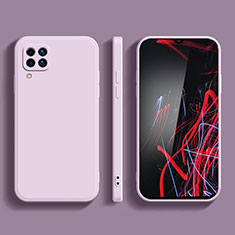 Custodia Silicone Ultra Sottile Morbida 360 Gradi Cover S02 per Samsung Galaxy A12 5G Lavanda